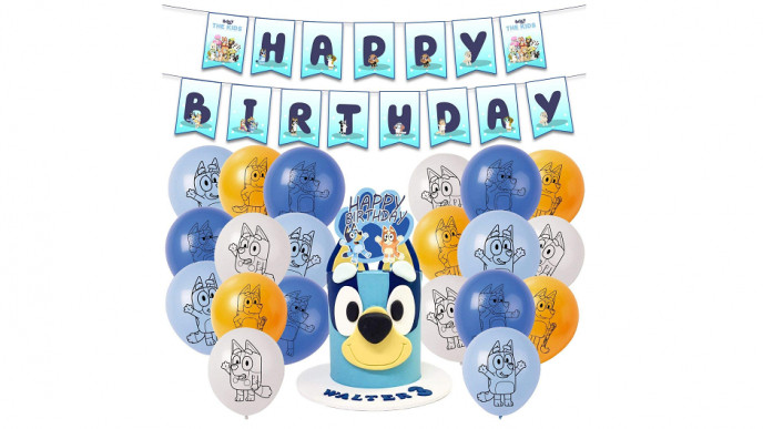 Bluey Birthday Party Kit $19.95 @ Amazon Store: SharpHero