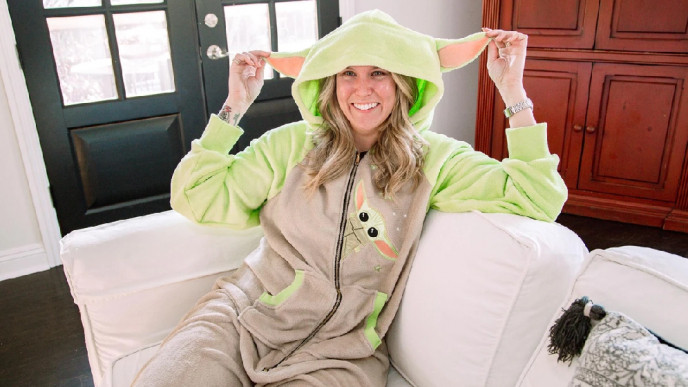 Women's Star Wars: The Mandalorian Baby Yoda Onesie $54.99 @ Amazon Store: Toynk