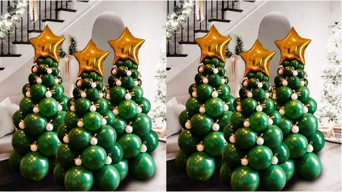 93pcs Balloon Christmas Tree $14 @ Shein Canada