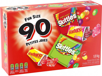Skittles and Starburst Fun Size 90pk $11.99