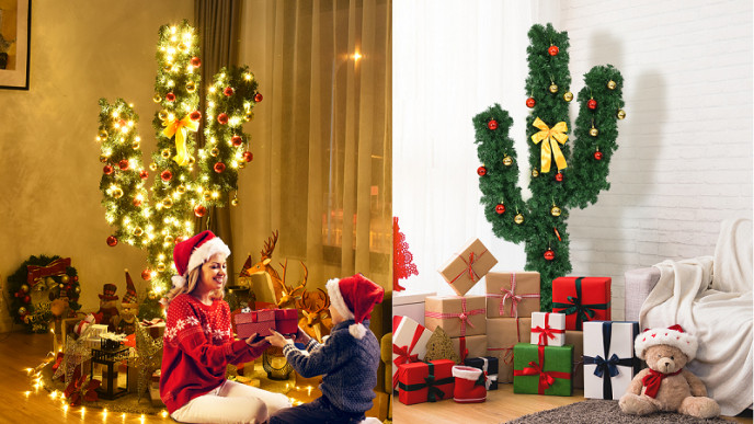 Costway 5Ft Pre-Lit Cactus $129.99 Shipped @ Walmart Canada