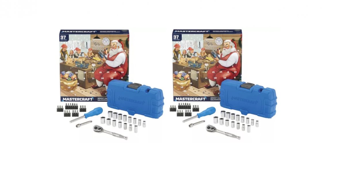 Mastercraft Advent Calendar Tool Set 29.99 Canadian Tire