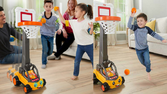 Fisher Price B.B. Hoopster Motorized Electronic Basketball Toy $49.97 @ Walmart Canada