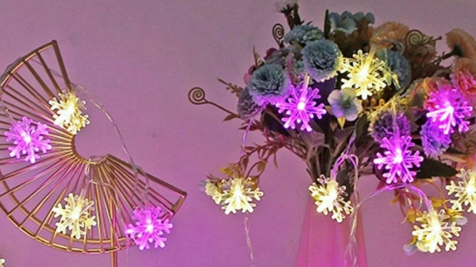 Snowflake Christmas Lights From $4 @ Shein Canada