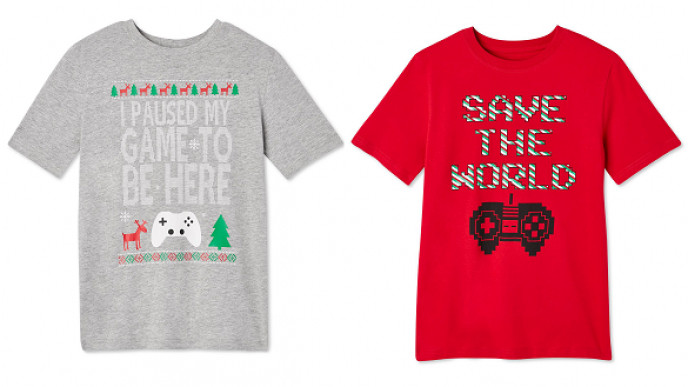George Holiday Short Sleeve Tee $6 @ Walmart