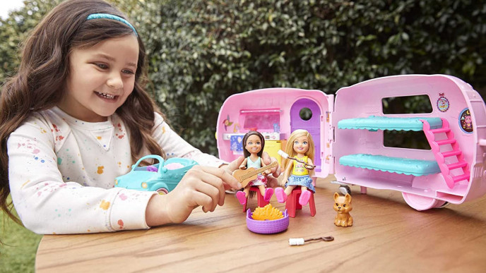 Barbie Club Chelsea Camper Playset with Chelsea Doll & More $24 @ Amazon