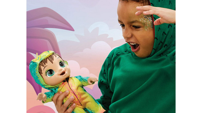 Baby Alive Dino Cuties Doll, Stegosauru $14 @ Amazon