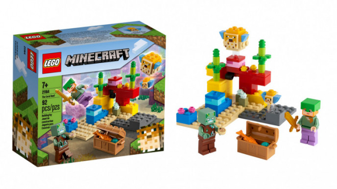 LEGO Minecraft The Coral Reef $13.86 @ Amazon