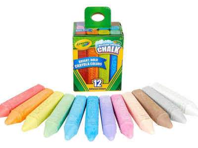 Crayola 12-Count Sidewalk Chalk $2.99