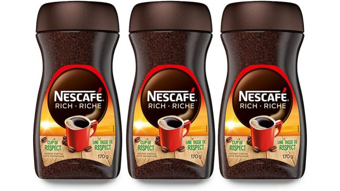 3 X  NESCAFÉ Rich Instant Dark Roast Coffee 170g $14.82 @ Amazon
