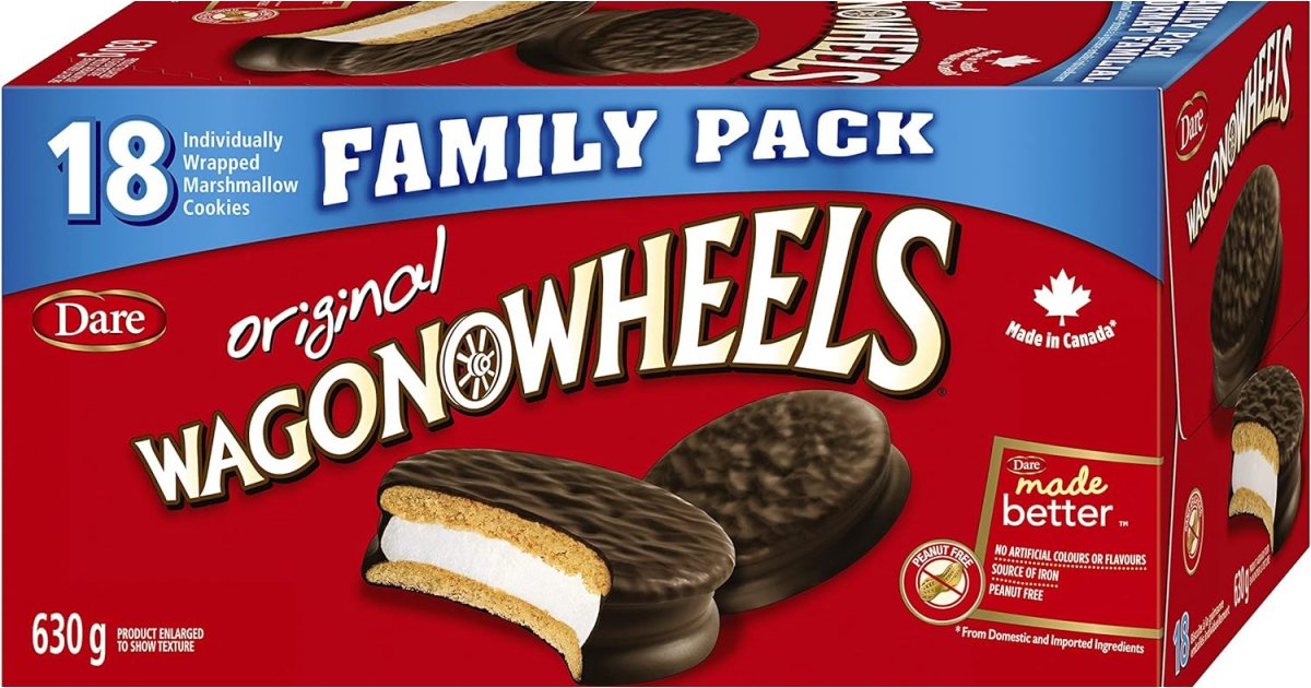Wagon Wheels Dare Original Cookies, 630g Box 3.94 Amazon