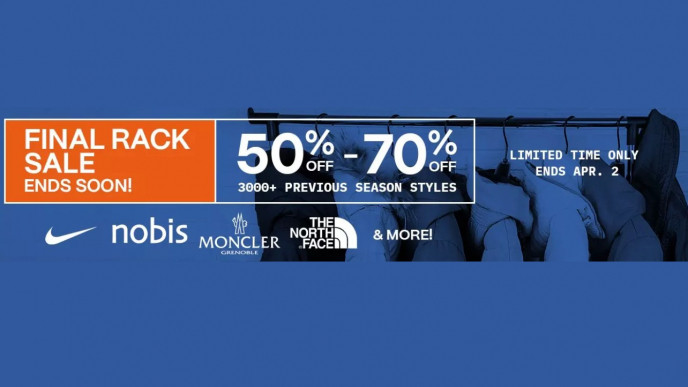 Sporting Life Final Rack Sale: 50% to 70% Off