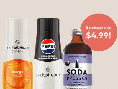 Up to 50% off Sodastream Mixes