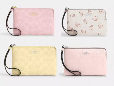 Coach: Corner Zip Wristlets (59% to 74% Off)