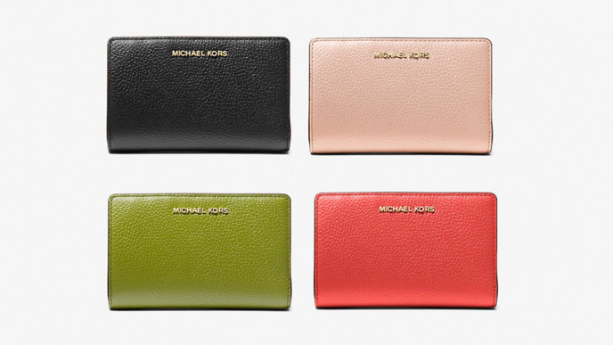 67% off Michael Kors Pebbled Leather Wallet - now $51.75