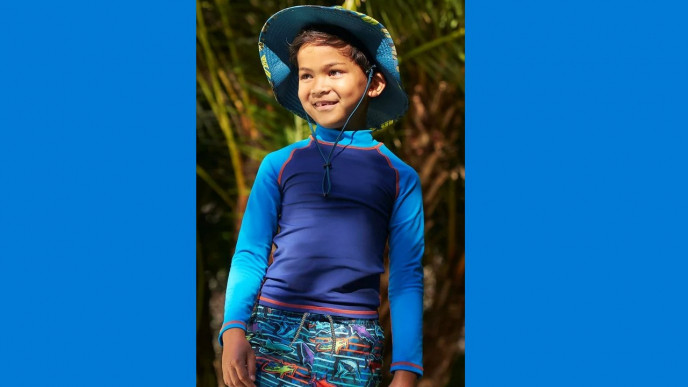 Mountain Warehouse Kids Long Sleeved Rash Guard - 60% off - Now $18.99