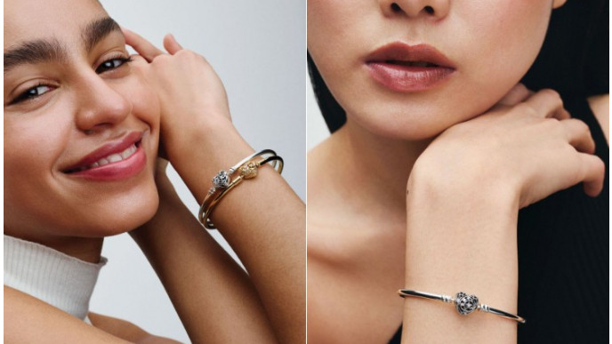 71% off ​Pandora Celestial Heart Clasp Bangle – Now $27