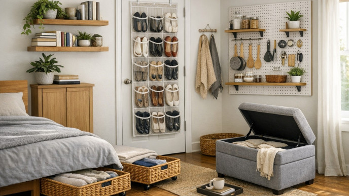 5 Frugal & Genius Small Space Storage Ideas for Your Home