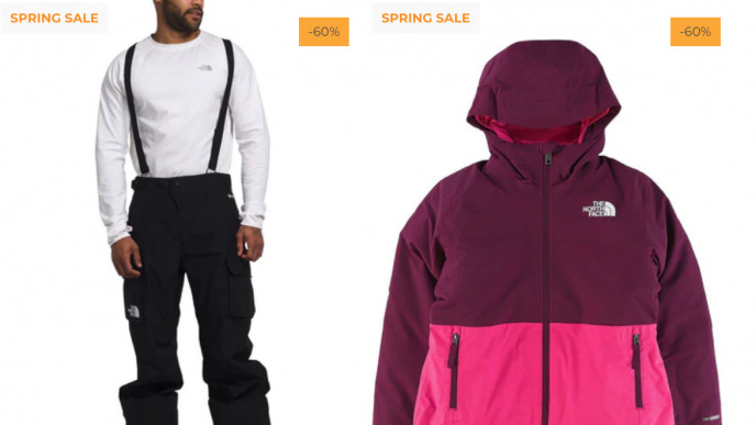 PRFO: 60% Off The North Face Apparel & Footwear