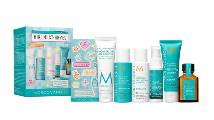 Moroccanoil Mini Must-Haves Deluxe Sampler Set, $18 (a $40 value)