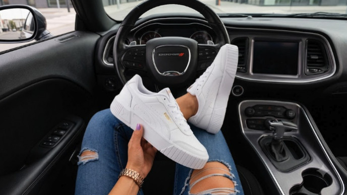 Puma Carina Mia Women's Sneakers Now $47.50 (Reg. $95)