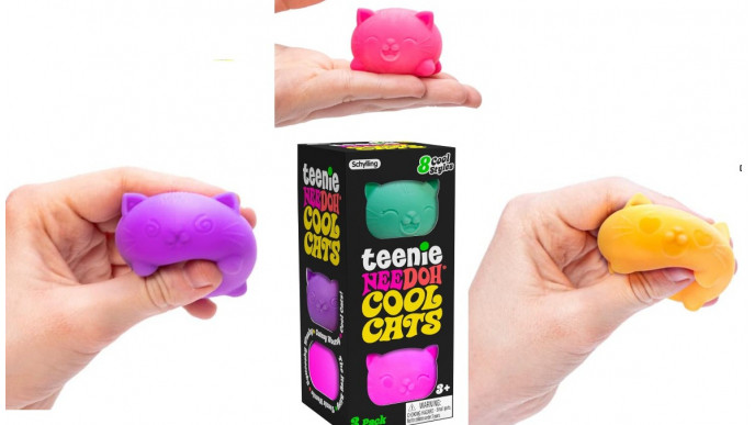 Schylling NeeDoh Teenie Cool Cats Now $19.99 (Reg. $27.99)