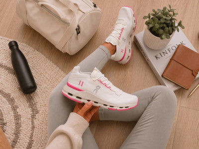 On Cloudnova Women's Ivory/Pink $140