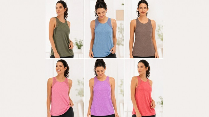 Fihapyli ICTIVE Workout Tank Top Now $9.99 (Reg. $28.98)