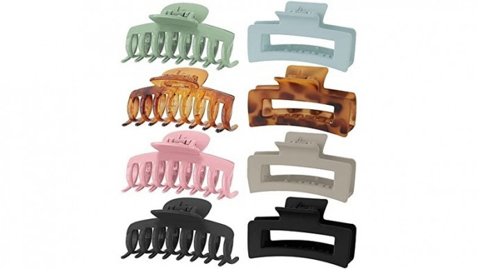Lolalet 8-Pack Hair Claw Clips Now $17.99 + Extra Savings with Code KEQOBDJZ
