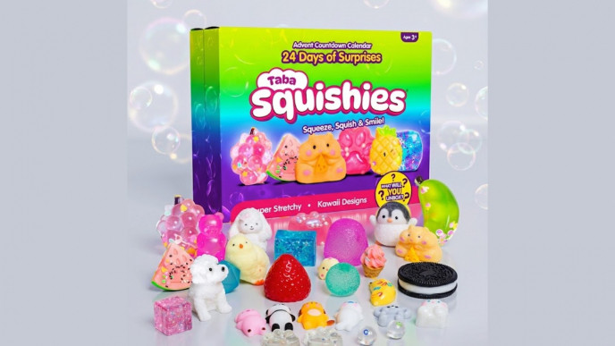 Taba Squishies 24-Day Countdown Calendar (24pc) Now $69.99 (Reg. $79.99)