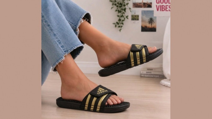 adidas Adissage Slides Now $27.24 (Reg. $42)