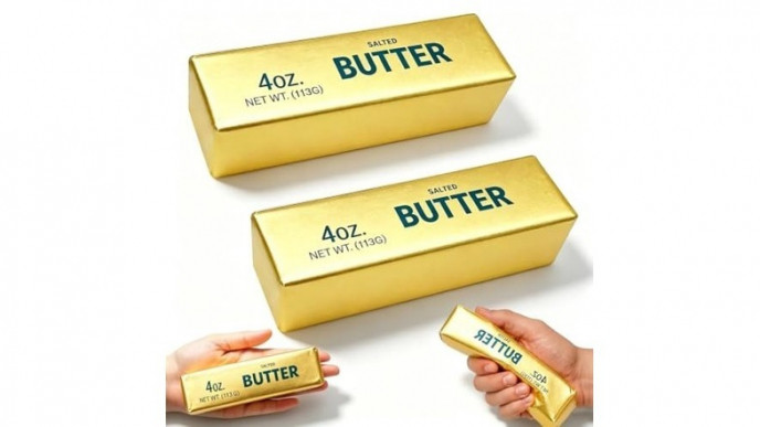 2 Pcs Butter Squishy Golden Butter Stick Slow Rising Soft Squeeze Toy Now $12.99 (Reg. $15.99)