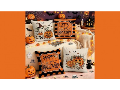 Halloween Pillow Covers 4-Pack Now $19.31