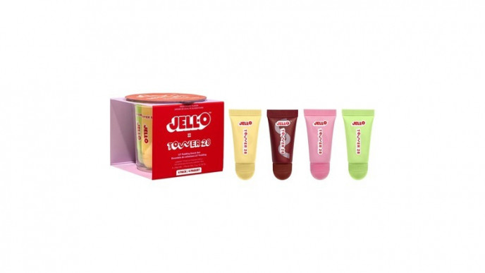 JELL-O x Tower 28 Lil Pudding Mini Lip Softie Gift Set at Sephora now $30