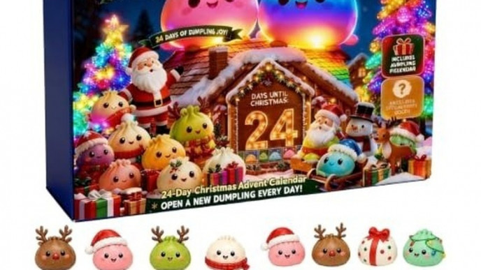 Christmas Advent Calendar 2026 with 24 Mini Squishies From $24.98 (Reg. $49.98)