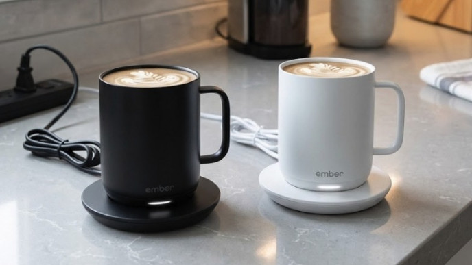 Ember Smart Mug 2 in White/Black at Best Buy