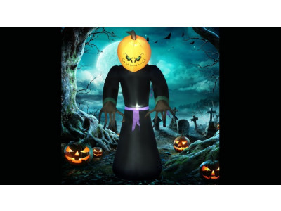 HOMCOM Pumpkin Reaper Inflatable $56.99