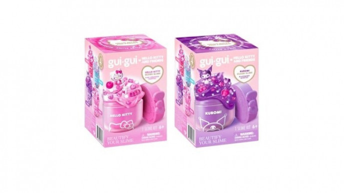 30% off Gui Gui x Hello Kitty Gloss & Kuromi Clear Slime 2-Pack - Now $24 (Reg. $35)