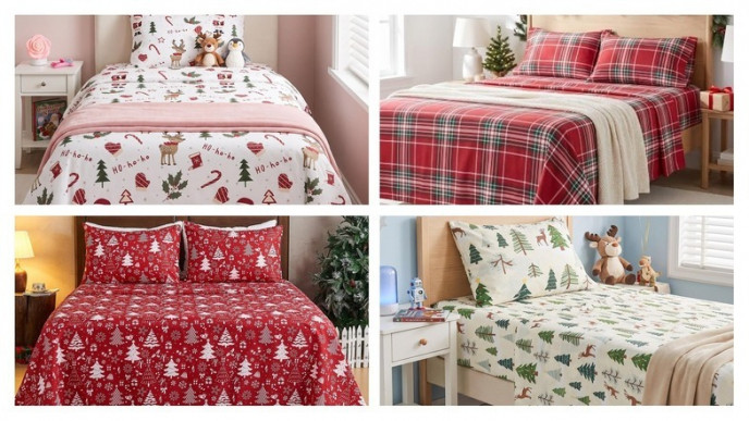 Christmas Sheet Sets We're Loving, From $13