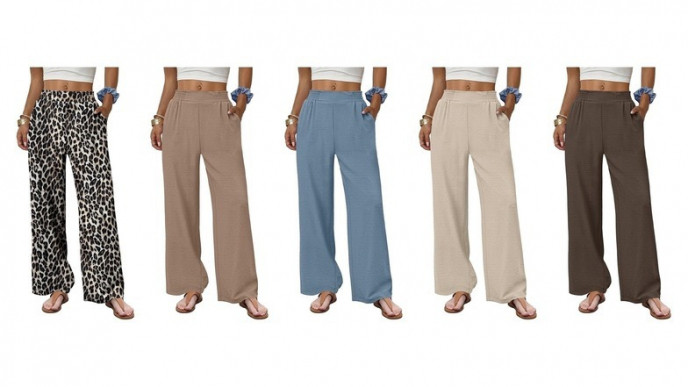 46% off SAMPEEL Wide Leg Palazzo Pants - Now $20 (Reg. $37)