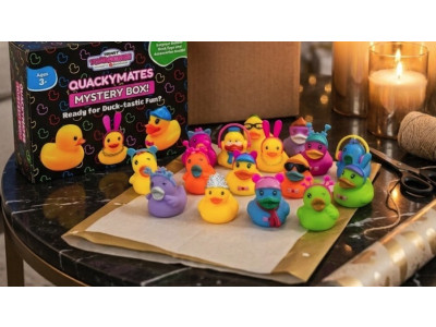 QuackyMates 24pc Rubber Duck Box