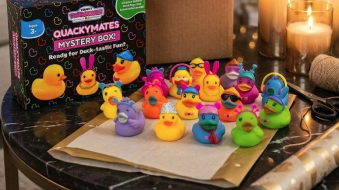 Trendy Treasures QuackyMates 24pc Rubber Duck Mystery Box - $15