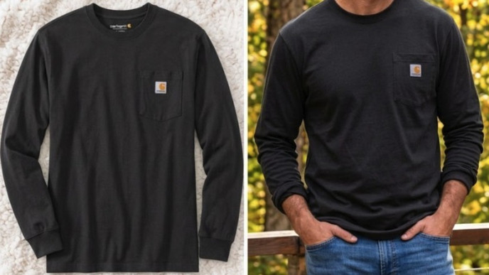 33% off Carhartt K126 Long-Sleeve Pocket T-Shirt - Now $30 (Reg. $45)