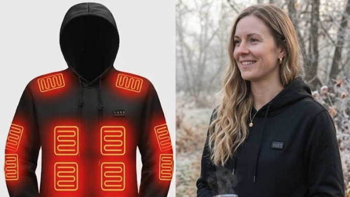 50% off Zelmyria Heated Hoodie - Now $55 (Reg. $110)