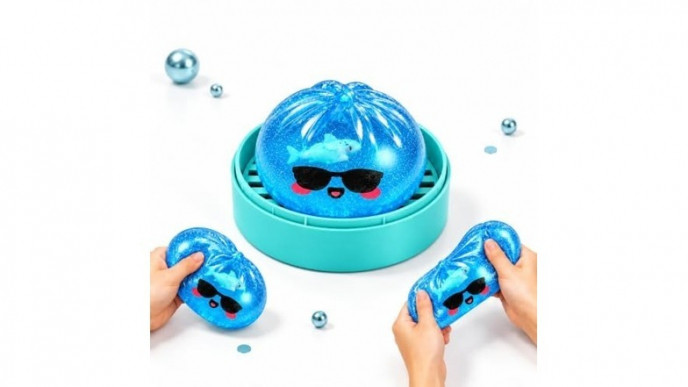Borasen Blue Squeeze Shark Figure with Display Base - Now $18