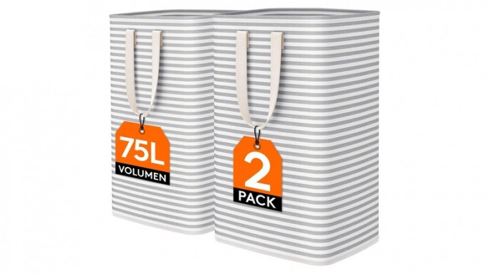 Collapsible Laundry Baskets 2-Pack - Now $20 (Reg. $25)