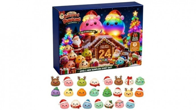 48% off Christmas Advent Calendar 2026 Squishies - Now $25 (Reg. $48)