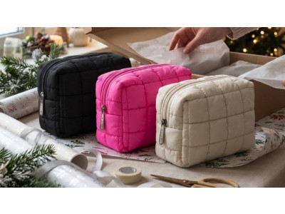 E-Tree Quilted Makeup Bag Now $20