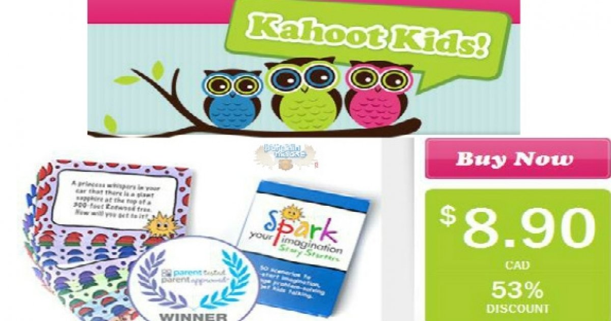 Kahoot KidsSpark Story Starters Card Game 8.90 (Shipping and Taxes