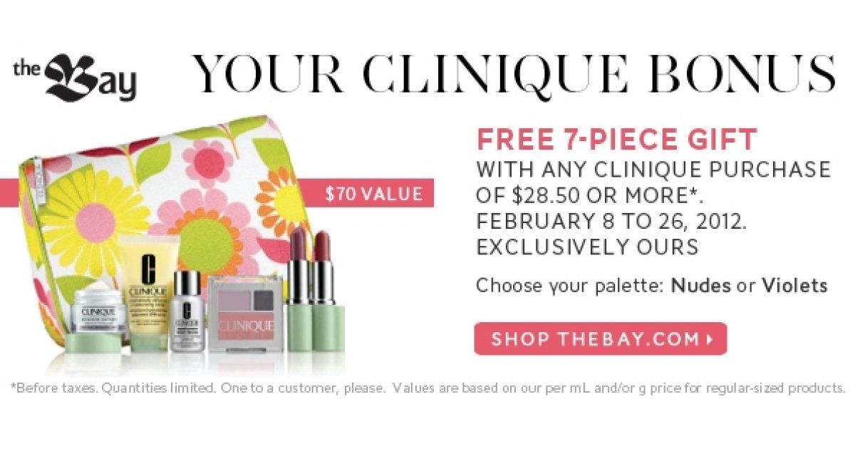 Clinique coupons canada